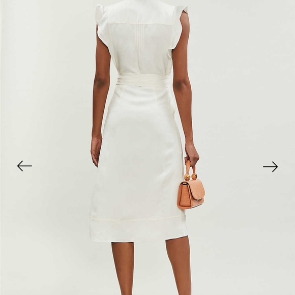 Reiss linen blend dress - Picture 4 of 8